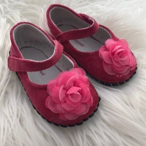 Pediped pink MaryJane shoes 12-18 months